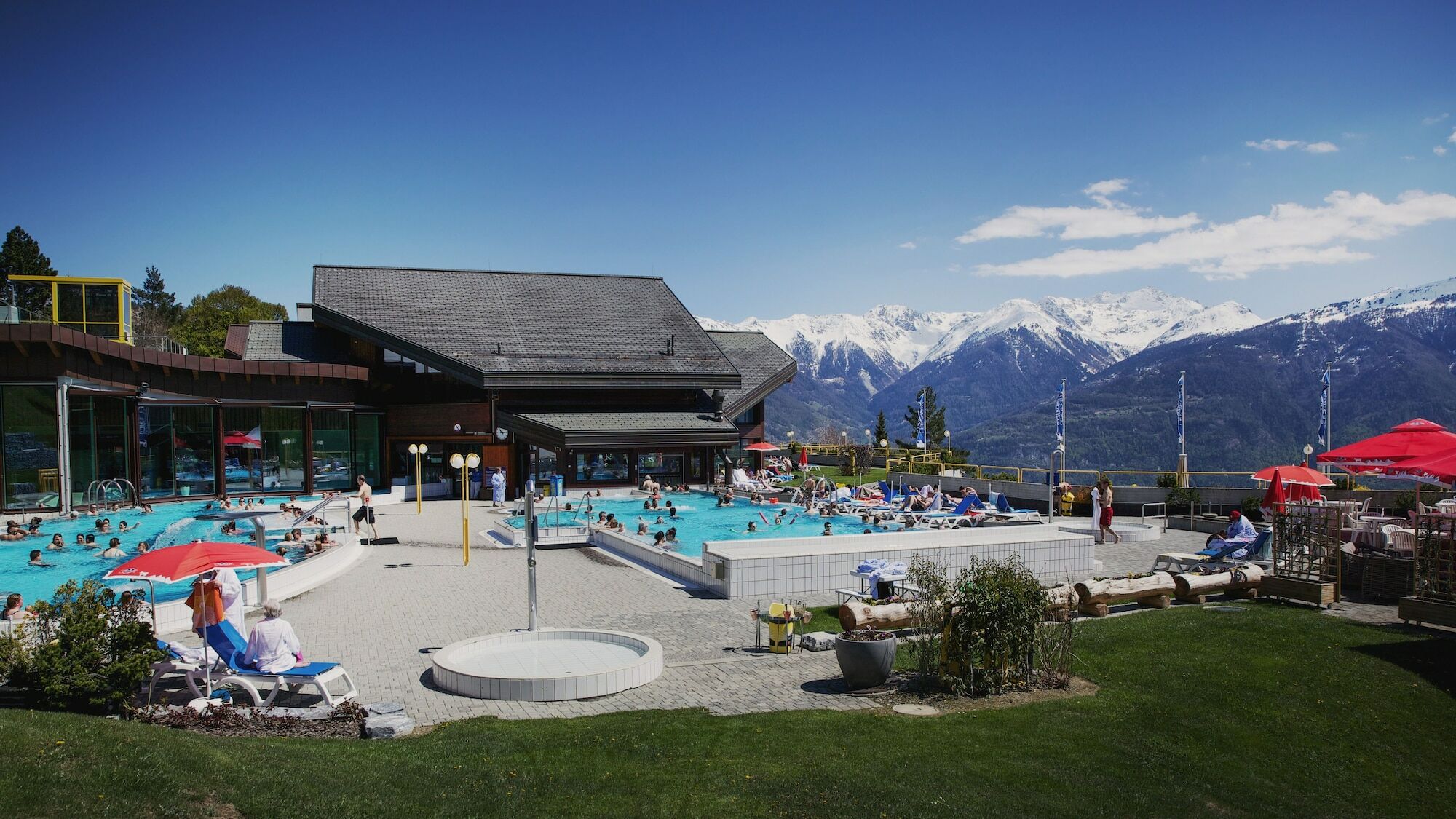 Hotel Les Bains D'Ovronnaz Dış mekan fotoğraf