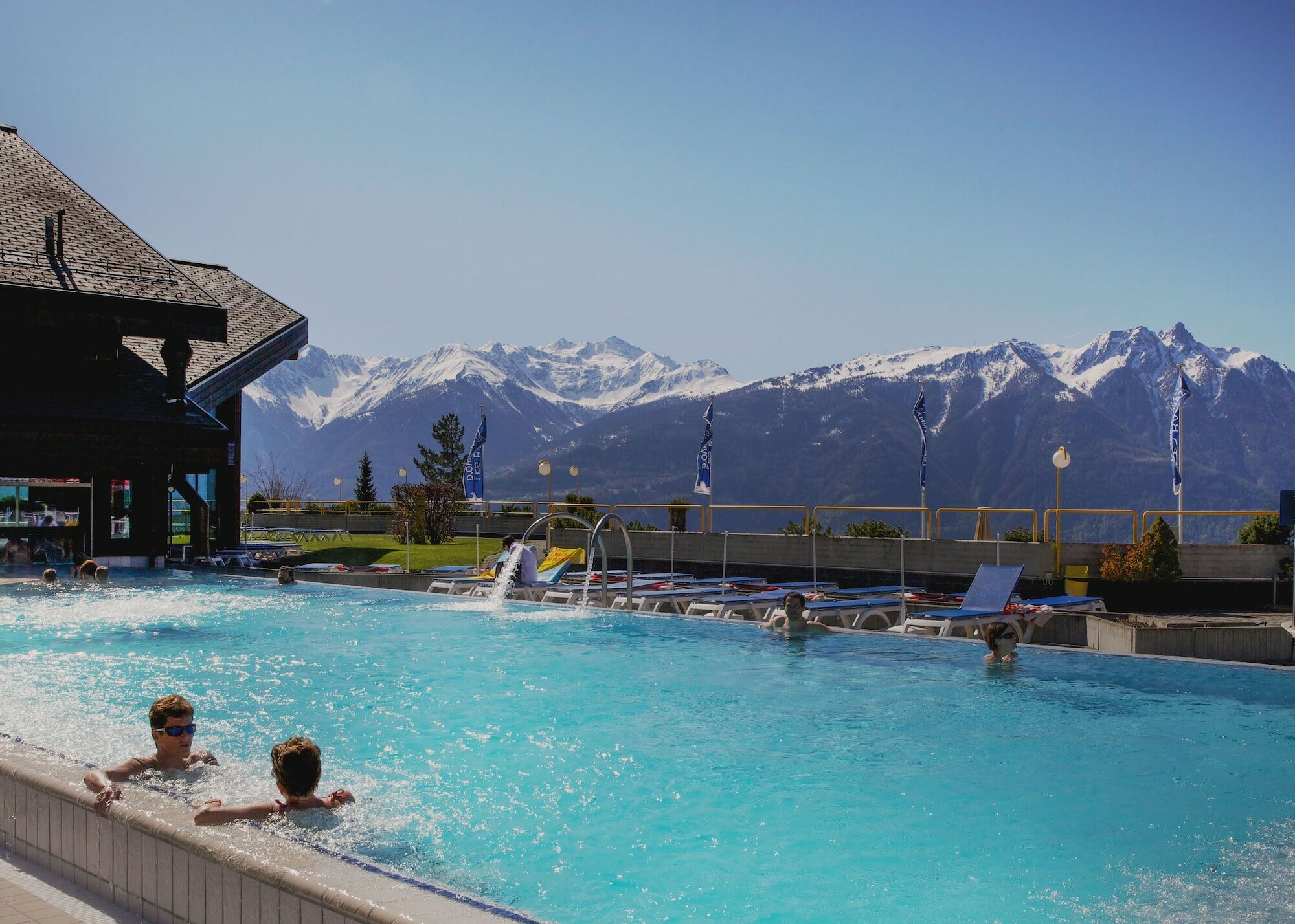 Hotel Les Bains D'Ovronnaz Dış mekan fotoğraf